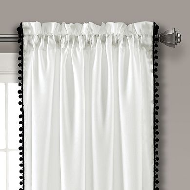 Lush Decor Pom Pom Window Curtain