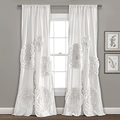 Lush Decor 1-Panel Serena Window Curtain