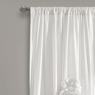 Lush Decor 1-Panel Serena Window Curtain