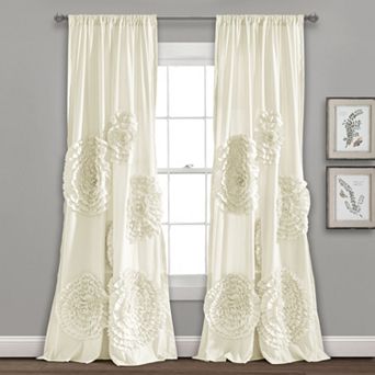 Lush Decor 1-Panel Serena Window Curtain