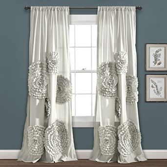 Lush Decor 1-Panel Serena Window Curtain