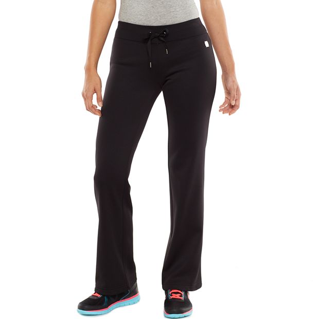 Fila Sport Womens Activewear Sweatpant Wide Leg Drawstring Waist Black –  Goodfair