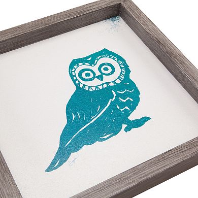 Intelligent Design 3-piece ''Wise As An Owl'' Wall Art Set
