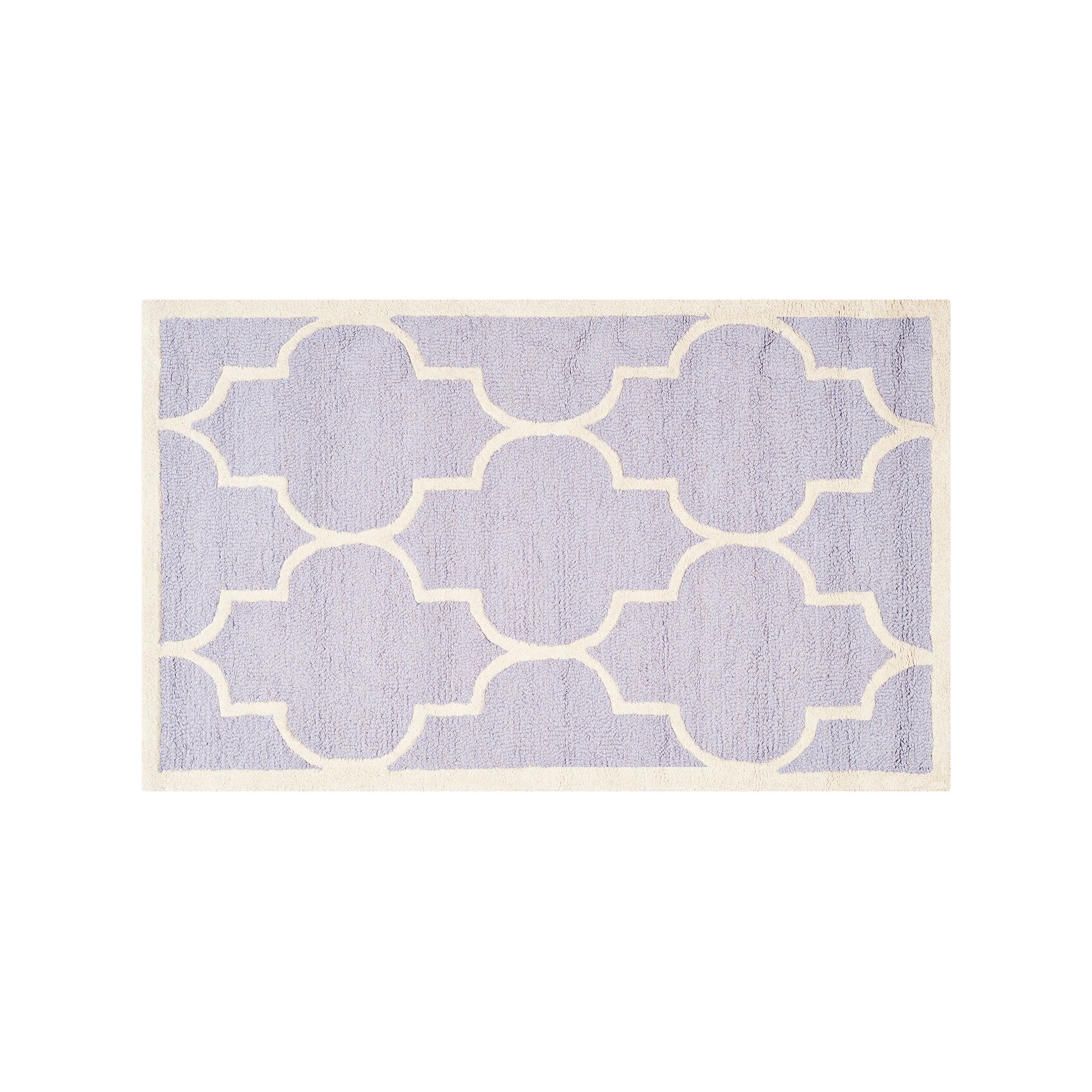 Safavieh Cambridge Trellis Wool Rug, Purple Ivory