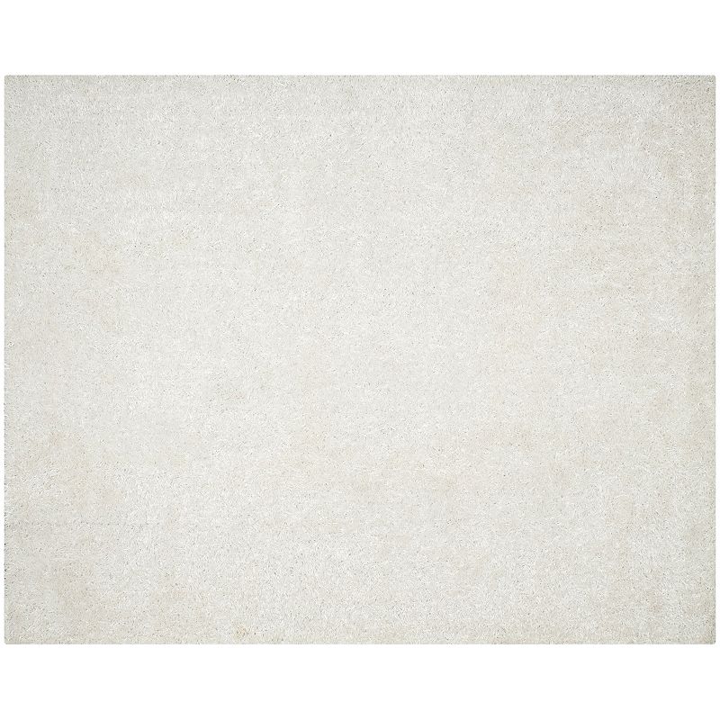 Safavieh Wooly Shag Rug, White, 5X8 Ft