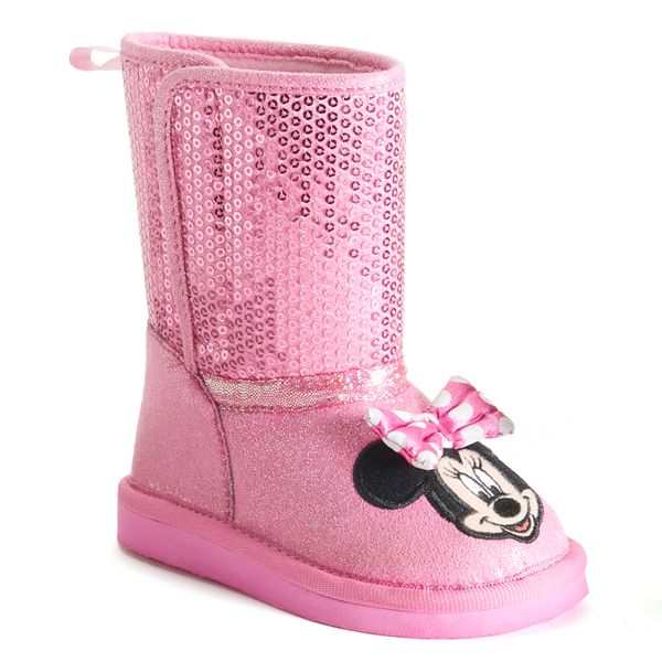 Disney s Minnie Mouse Toddler Girls Glitter Boots