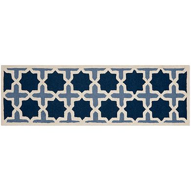 Safavieh Cambridge Blue Trellis Wool Rug