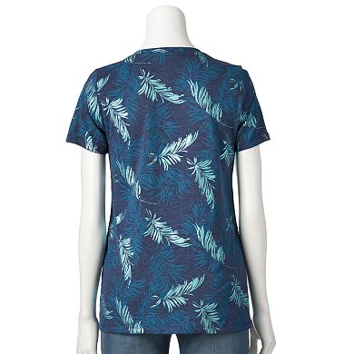 Sonoma Goods For Life® Graphic V-Neck Tee - Women's
