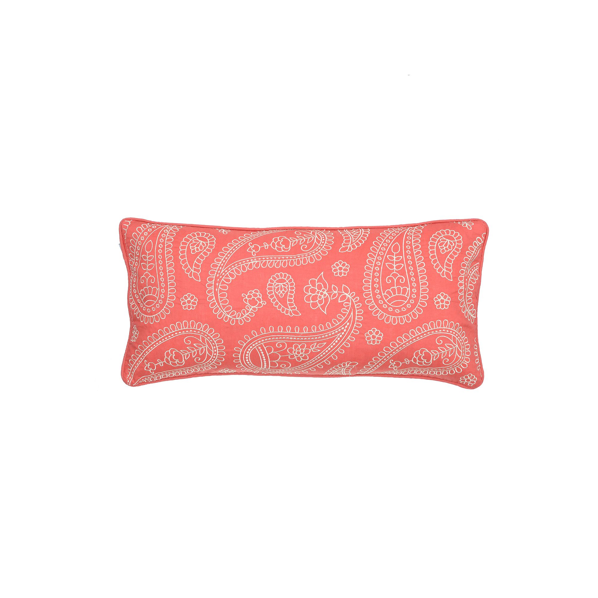 Ashbury Spring Paisley Throw Pillow, Pink