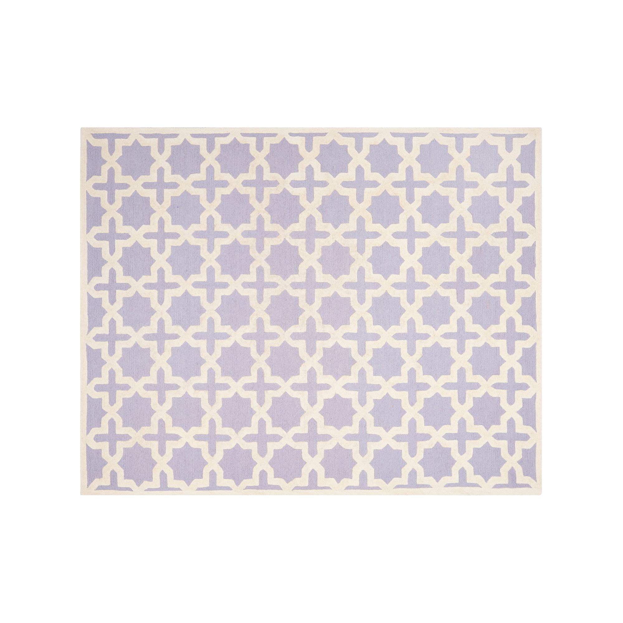 Safavieh Cambridge Trellis Wool Rug, Purple Ivory