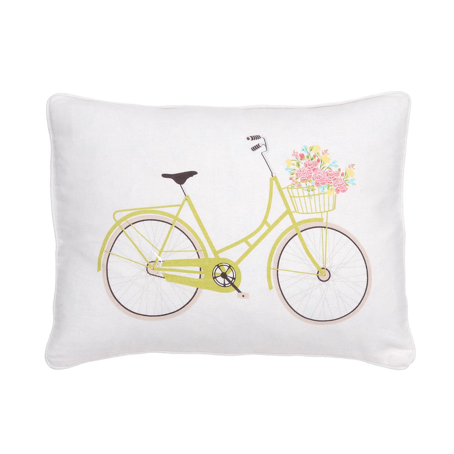 Image for Levtex Home Vintage Rose Garden Bicycle Throw Pillow at Kohl's.