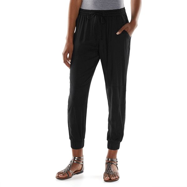 Mudd® Printed Woven Juniors' Jogger Pants