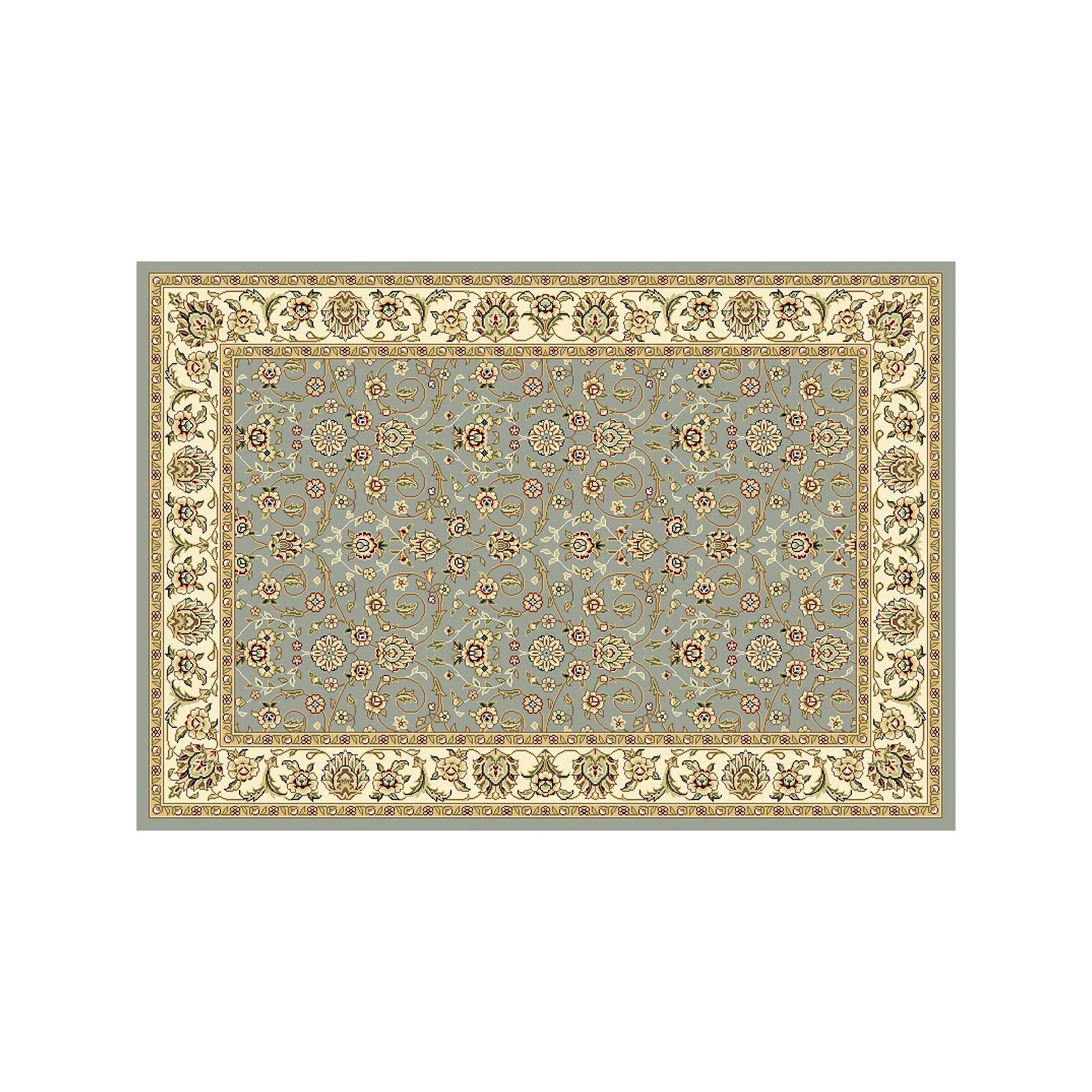 Safavieh Lyndhurst Framed Floral Rug, Blue Ivory
