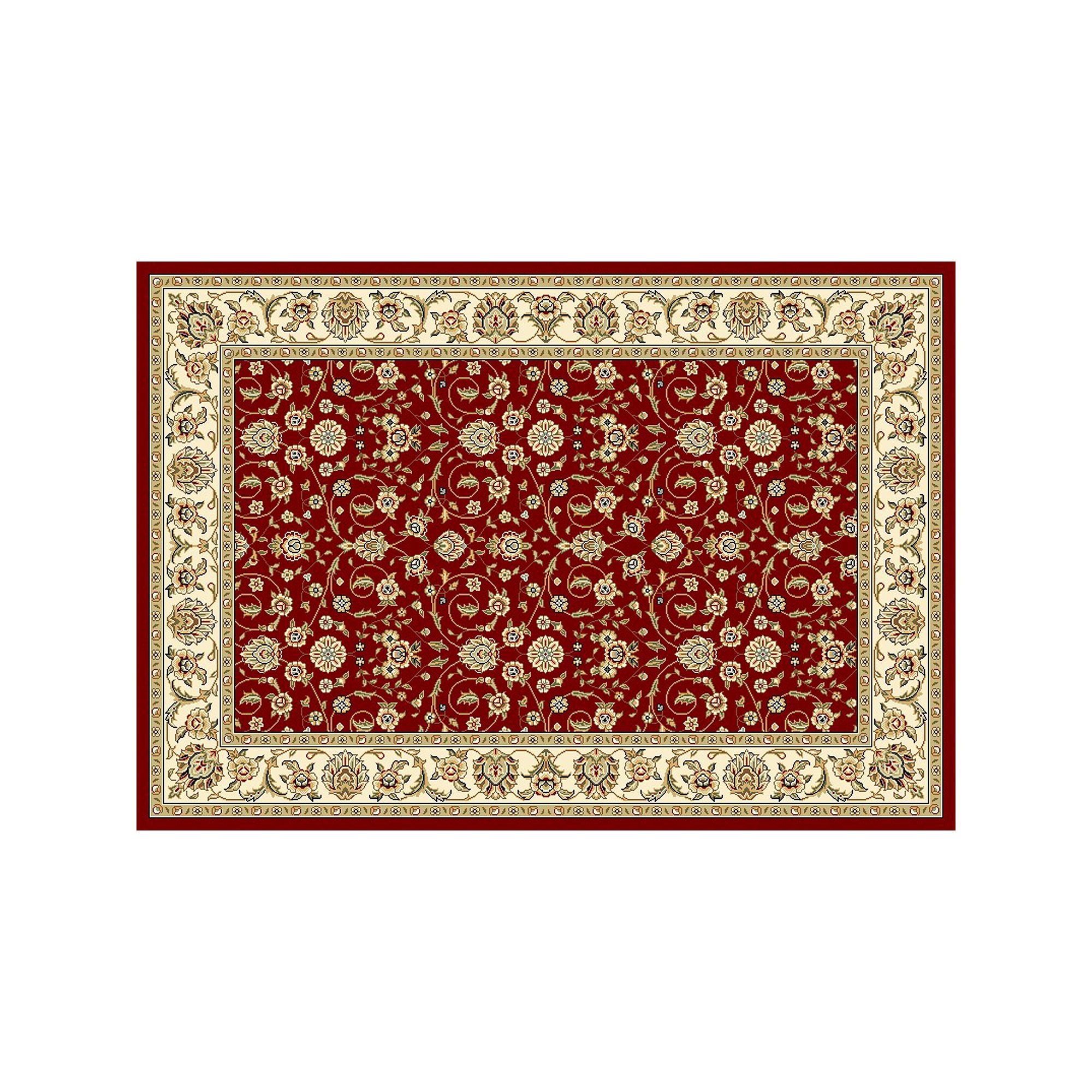 Safavieh Lyndhurst Framed Floral Rug, Red Ivory