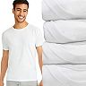 Hanes Men's Premium 4pk Slim Fit Crewneck T-Shirt - White L