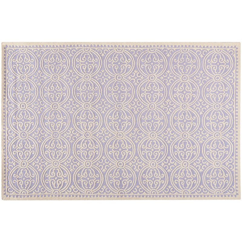 Safavieh Cambridge Ornate Geometric Wool Rug, Lt Purple, 8X10 Ft