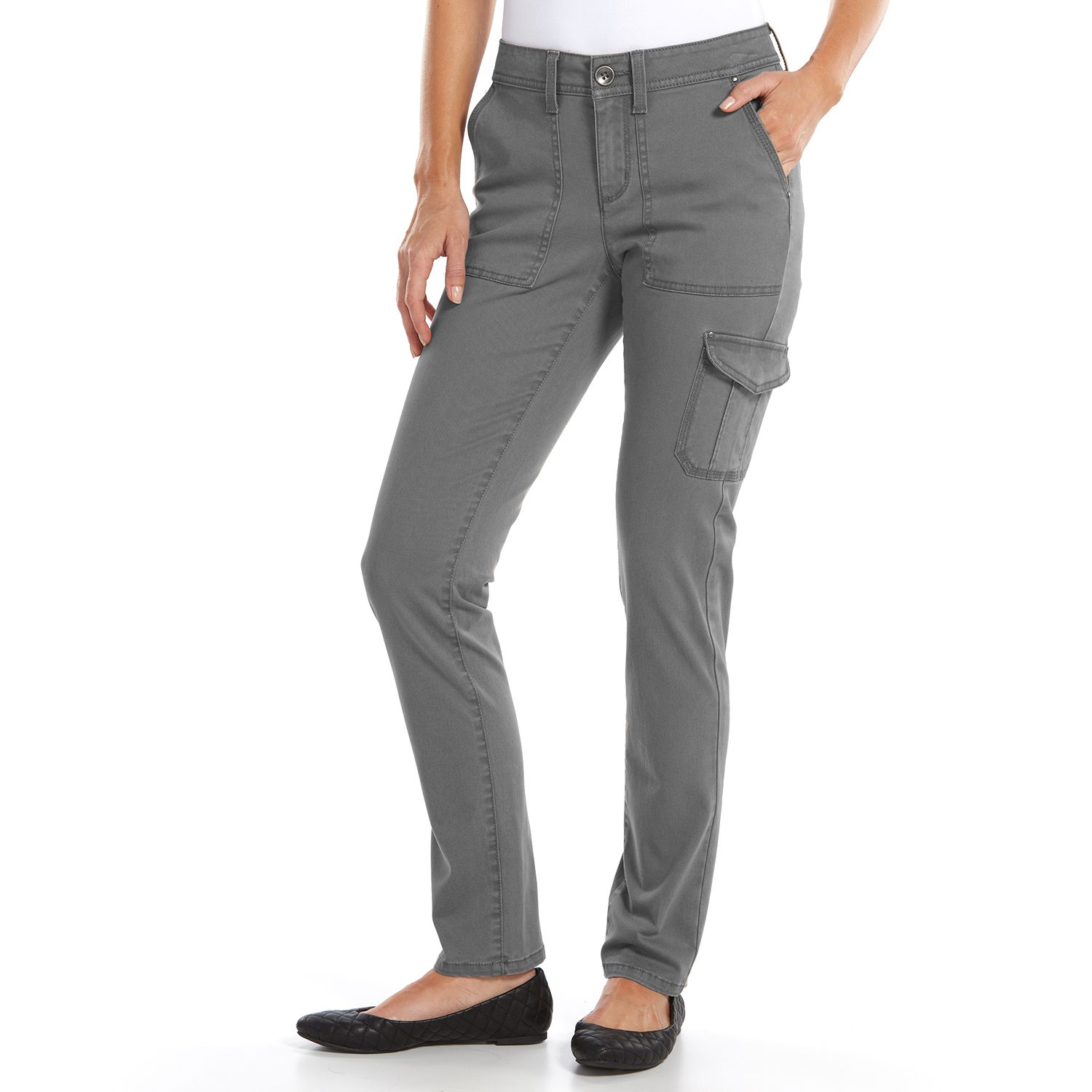 straight leg utility pants