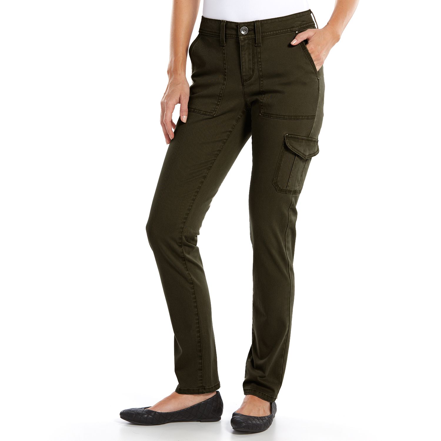 kohls cargo pants womens