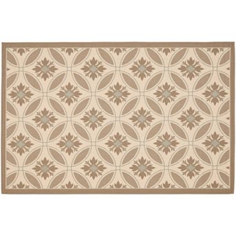 Safavieh Lyndhurst Floral Vines Geometric Rug