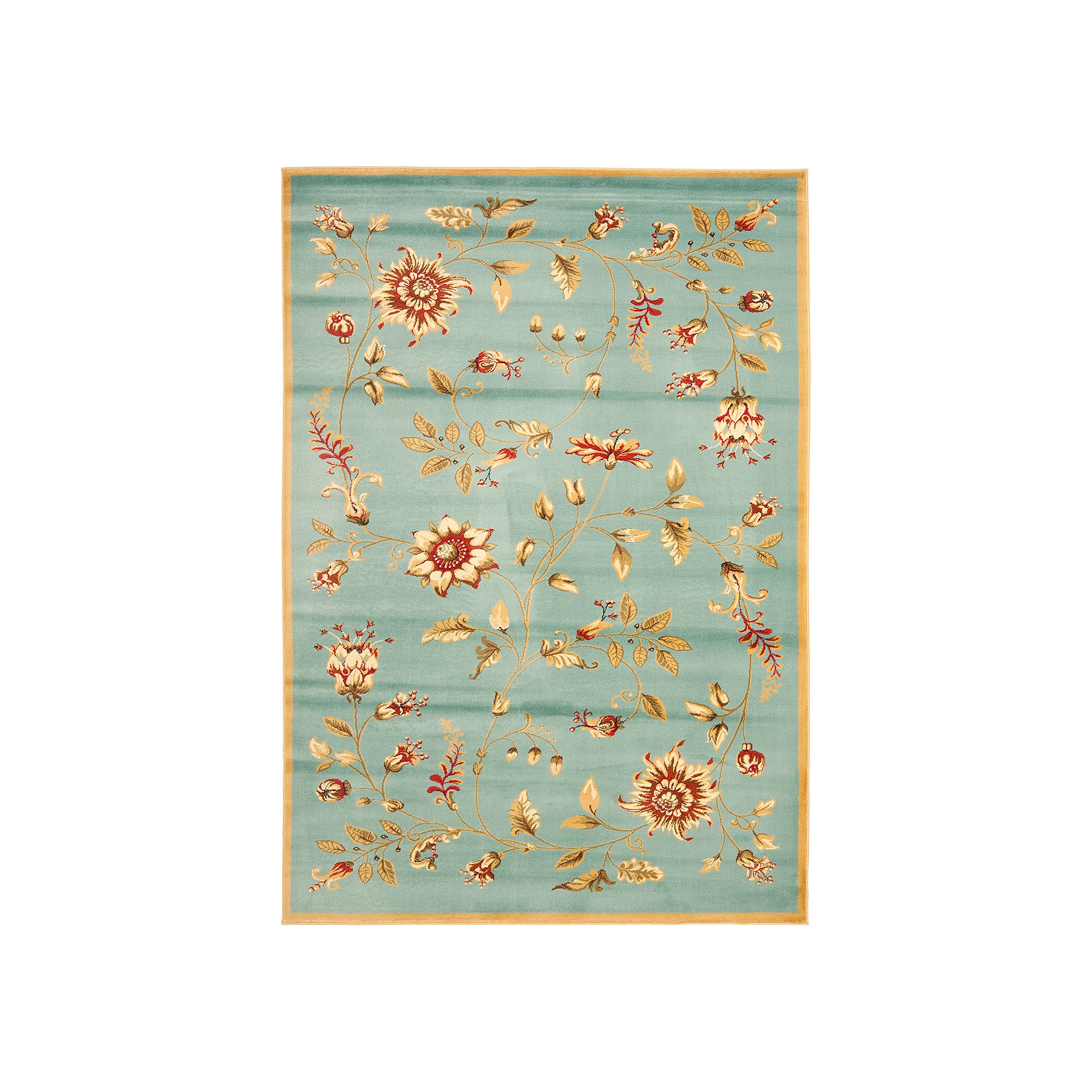 Safavieh Lyndhurst Floral Burst Rug, Blue Team