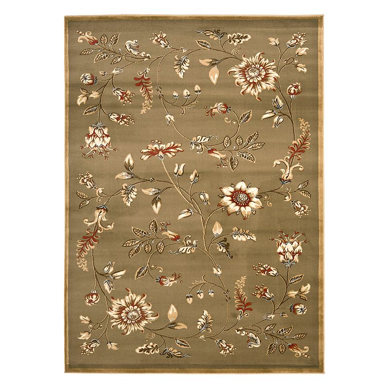 Safavieh Lyndhurst Floral Burst Rug, Green, 2X16 Ft