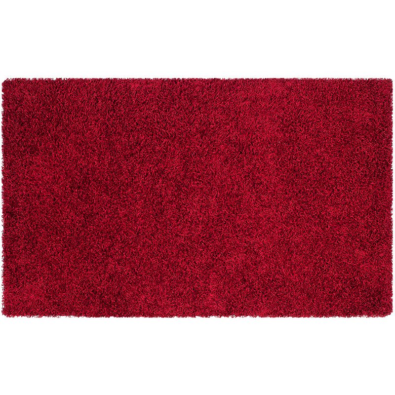 Safavieh Shag Rug, Red, 5Ft Rnd