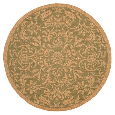 Safavieh Courtyard Scroll Indoor Outdoor Patio Rug