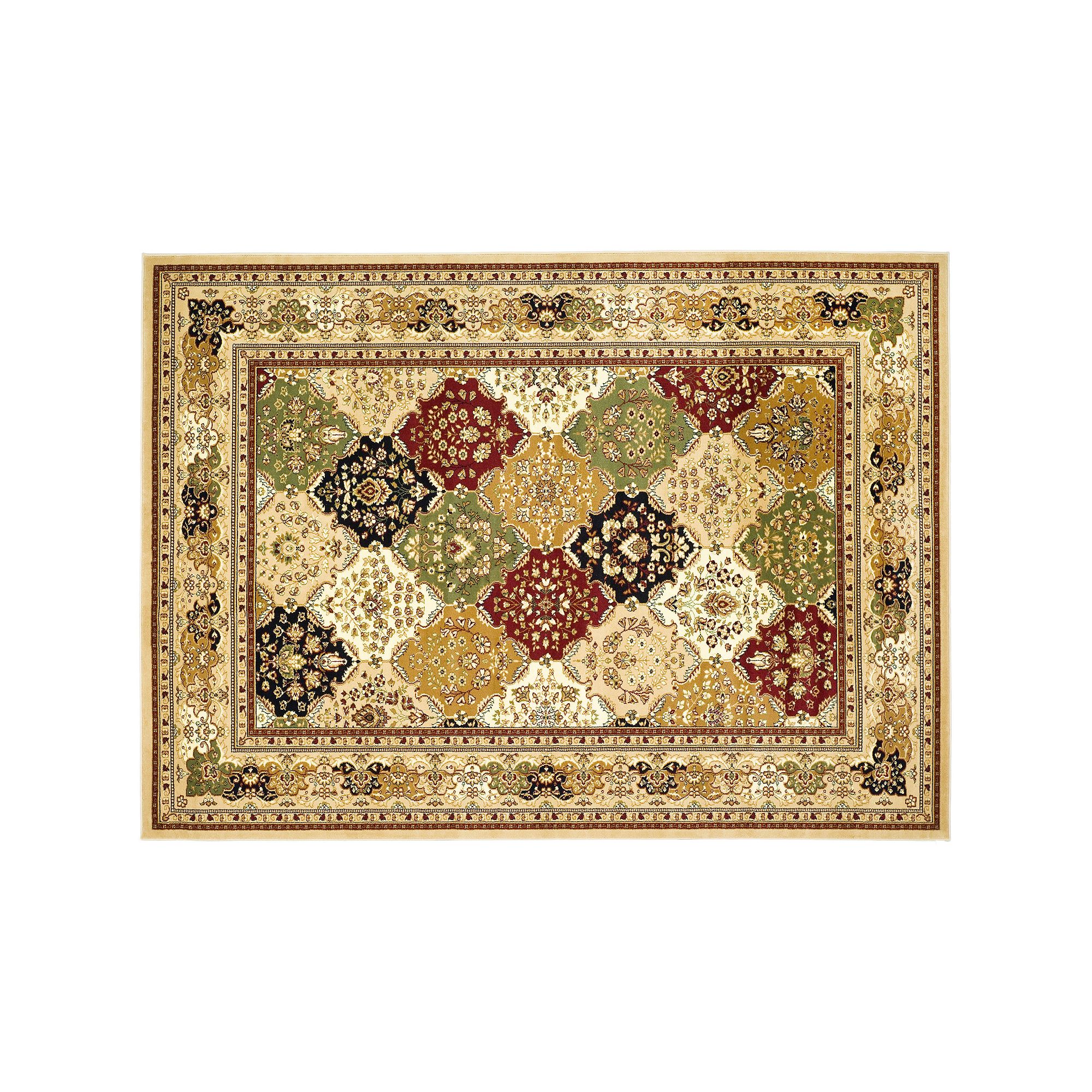 Safavieh Lyndhurst Framed Diamonds Rug, Multi Black