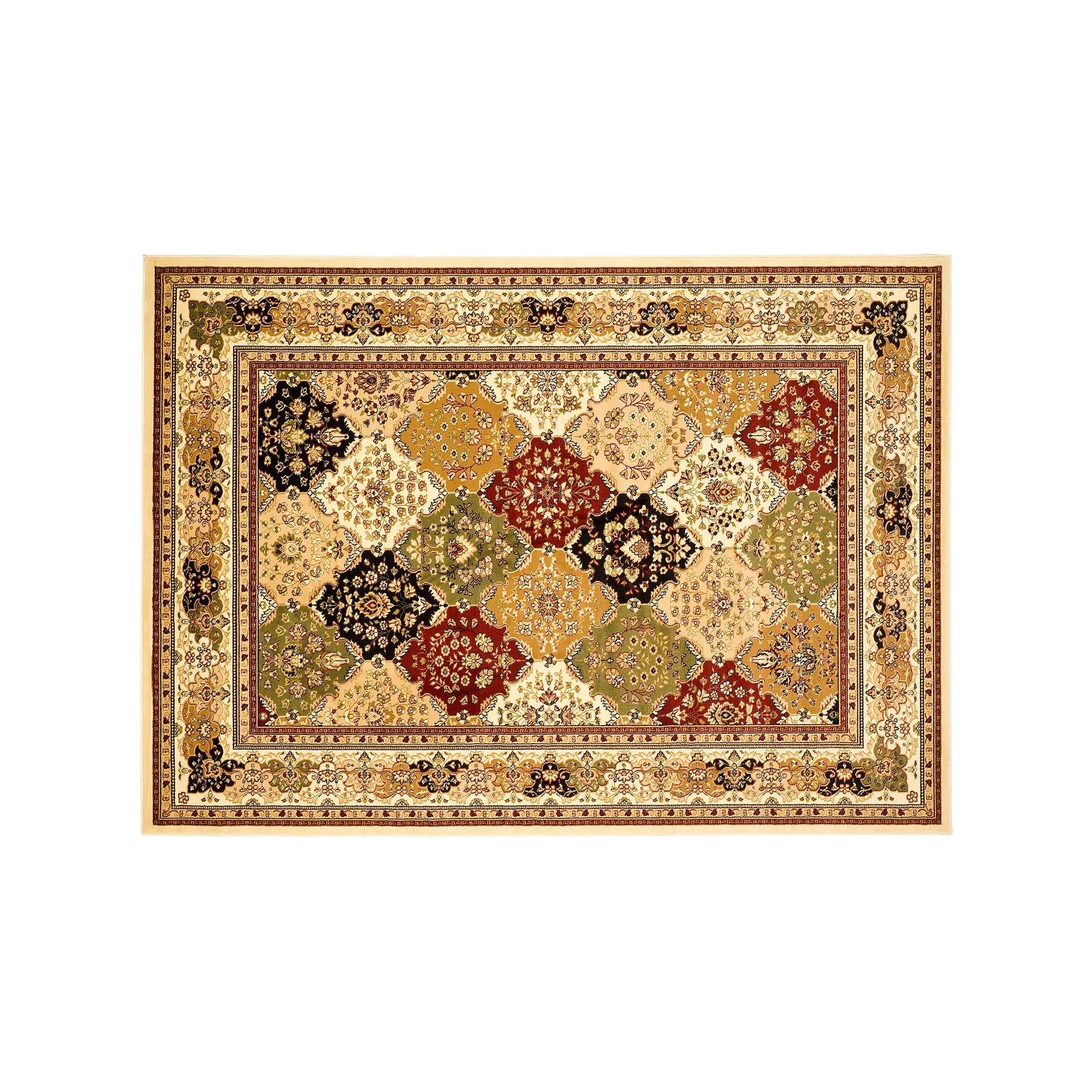 Safavieh Lyndhurst Framed Diamonds Rug, Multi Ivory