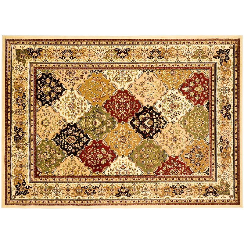Safavieh Lyndhurst Framed Diamonds Rug, Multicolor, 6FT Sq