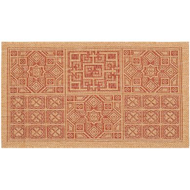 Safavieh Courtyard Tile Indoor Outdoor Patio Rug