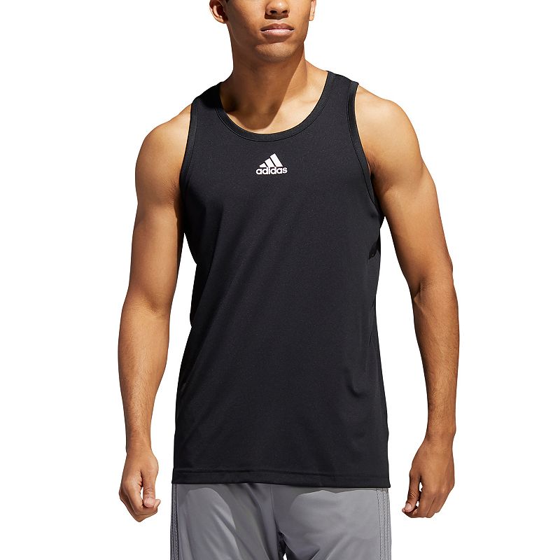 UPC 191531070751 product image for Men's adidas Performance Tank Top, Size: Medium, Black | upcitemdb.com