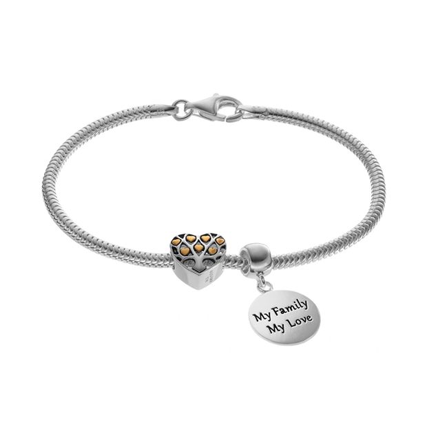 Pandora 14K Gold Heart Clasp Bracelet