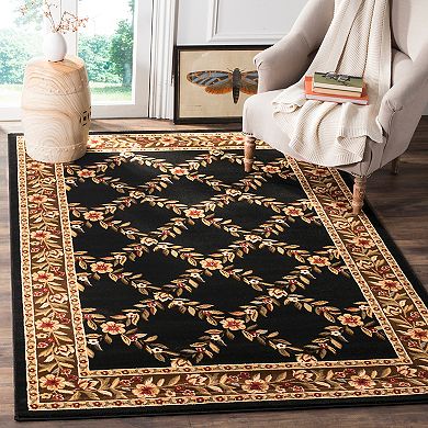 Safavieh Lyndhurst Framed Floral Rug