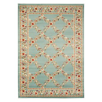 Safavieh Lyndhurst Framed Lattice Floral Rug