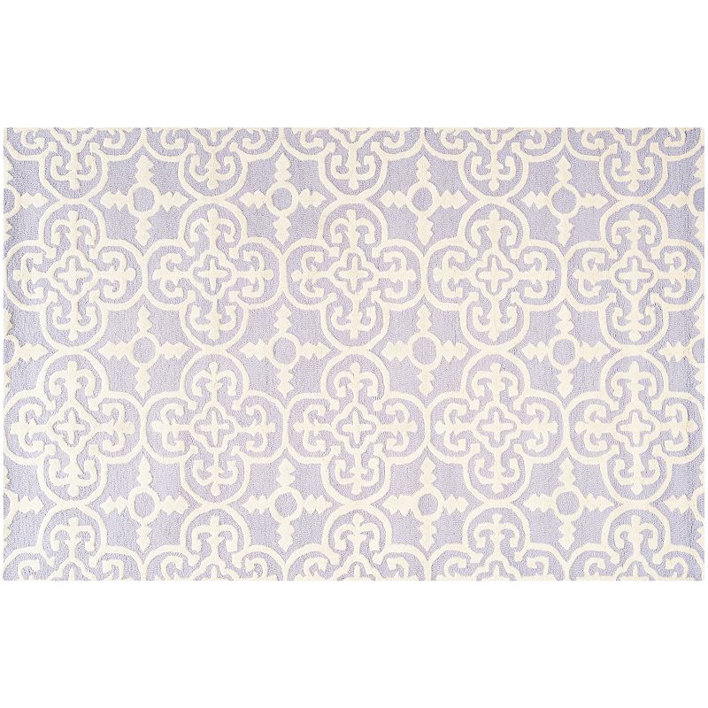 Safavieh Cambridge Ornate Clover Wool Rug, Lt Purple, 8X10 Ft