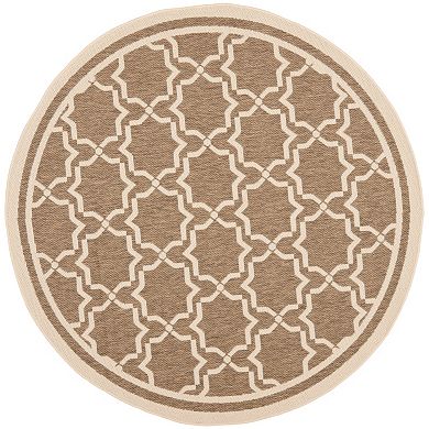 Safavieh Courtyard Geometric Lattice Indoor Outdoor Rug