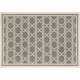 Safavieh Courtyard Geometric Lattice Indoor Outdoor Rug