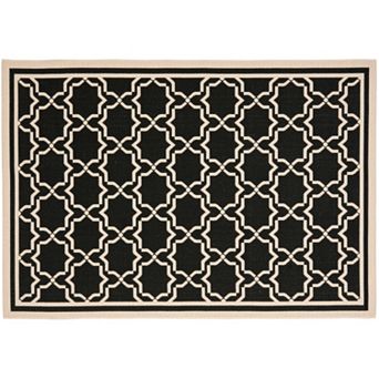 Safavieh Courtyard Geometric Lattice Indoor Outdoor Rug