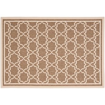 Safavieh Courtyard Geometric Lattice Indoor Outdoor Rug