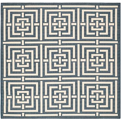 Safavieh Courtyard Geometric Indoor Outdoor Rug