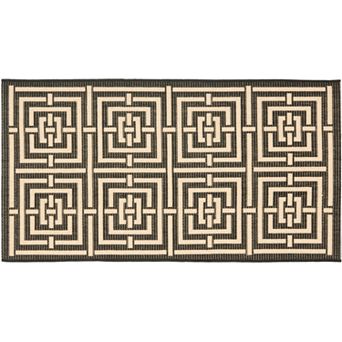 Safavieh Courtyard Geometric Indoor Outdoor Rug