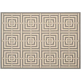 Safavieh Courtyard Geometric Indoor Outdoor Rug