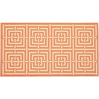 Safavieh Courtyard Geometric Indoor Outdoor Rug