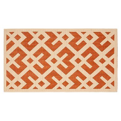 Safavieh Courtyard Geometric Indoor Outdoor Rug