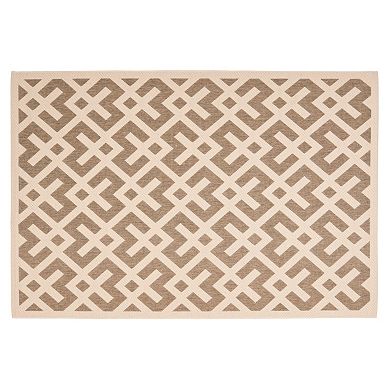 Safavieh Courtyard Geometric Indoor Outdoor Rug