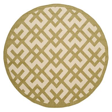 Safavieh Courtyard Geometric Indoor Outdoor Rug