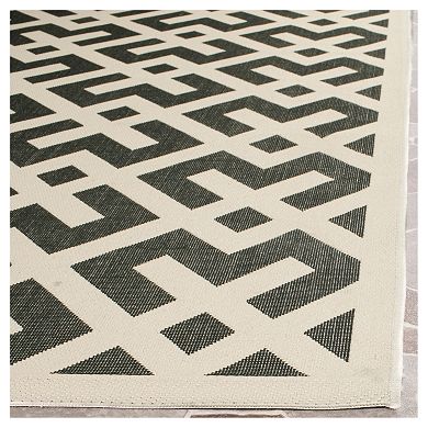 Safavieh Courtyard Geometric Indoor Outdoor Rug