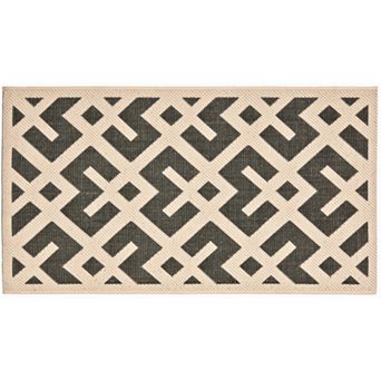 Safavieh Courtyard Geometric Indoor Outdoor Rug