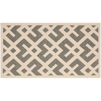 Safavieh Courtyard Geometric Indoor Outdoor Rug